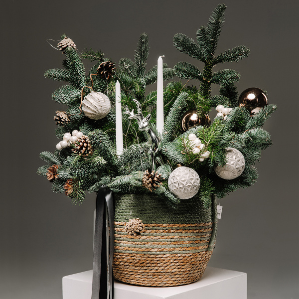 Композиция в кашпо большая1